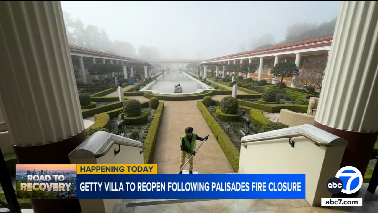 Getty Villa to reopen Friday, nearly 6 months after Palisades Fire