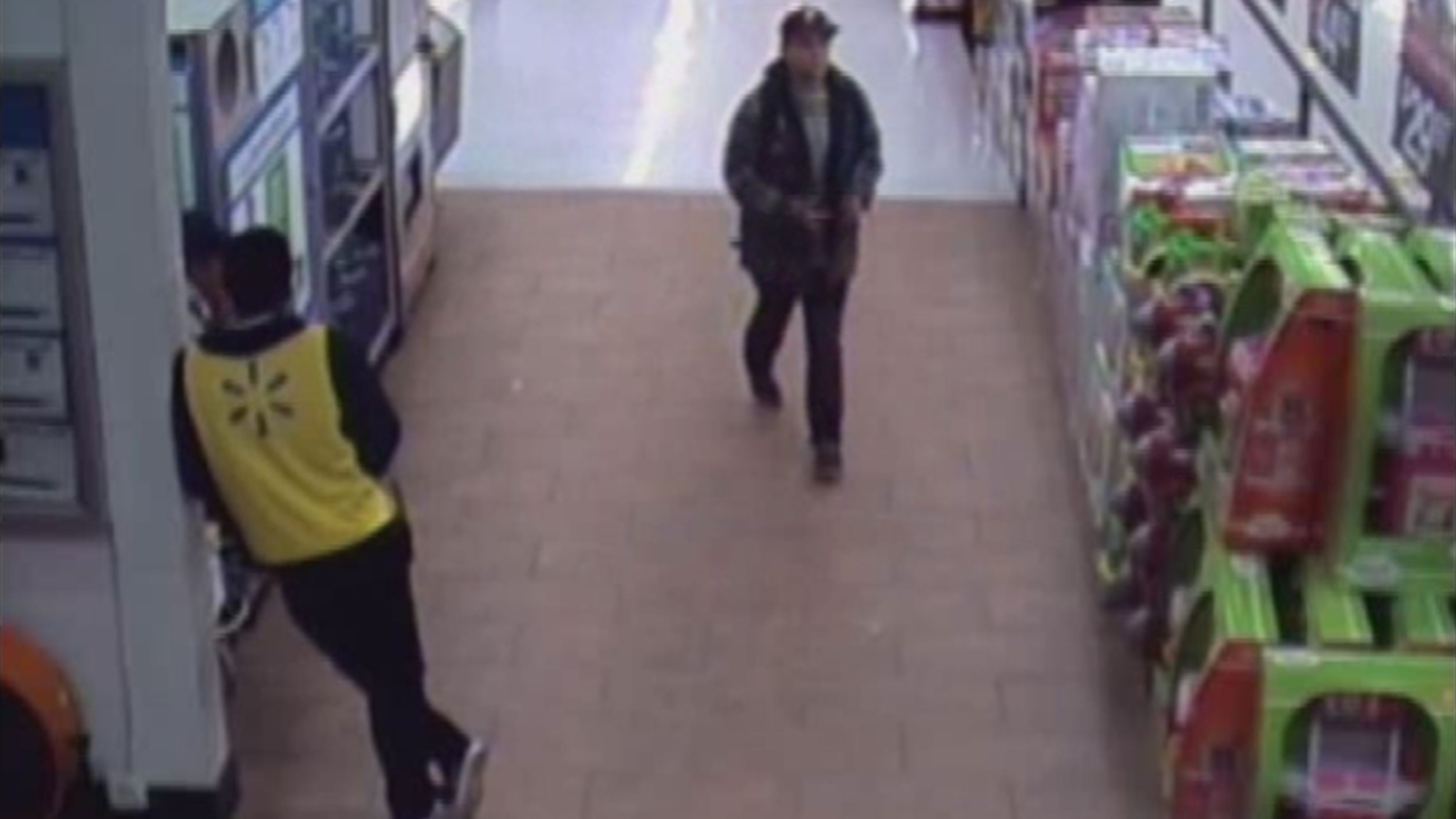 Surveillance Video Shows Person Of Interest In Fatal Stabbing Of Man Found Outside Oc Wal Mart Abc7 Los Angeles