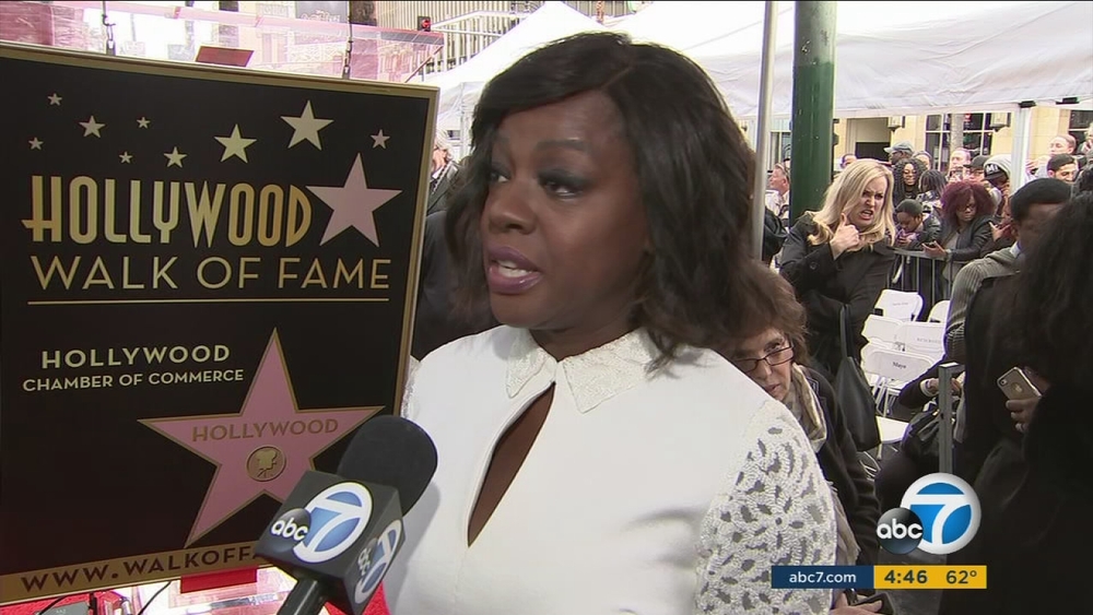 Viola Davis receives star on Hollywood Walk of Fame