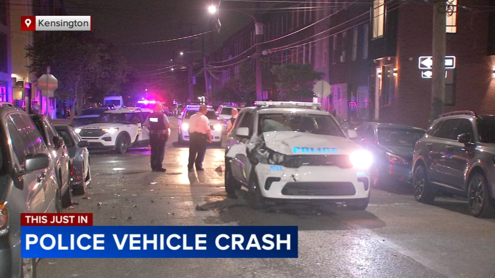 Philadelphia police officer hurt in crash in Kensington - 6abc Philadelphia