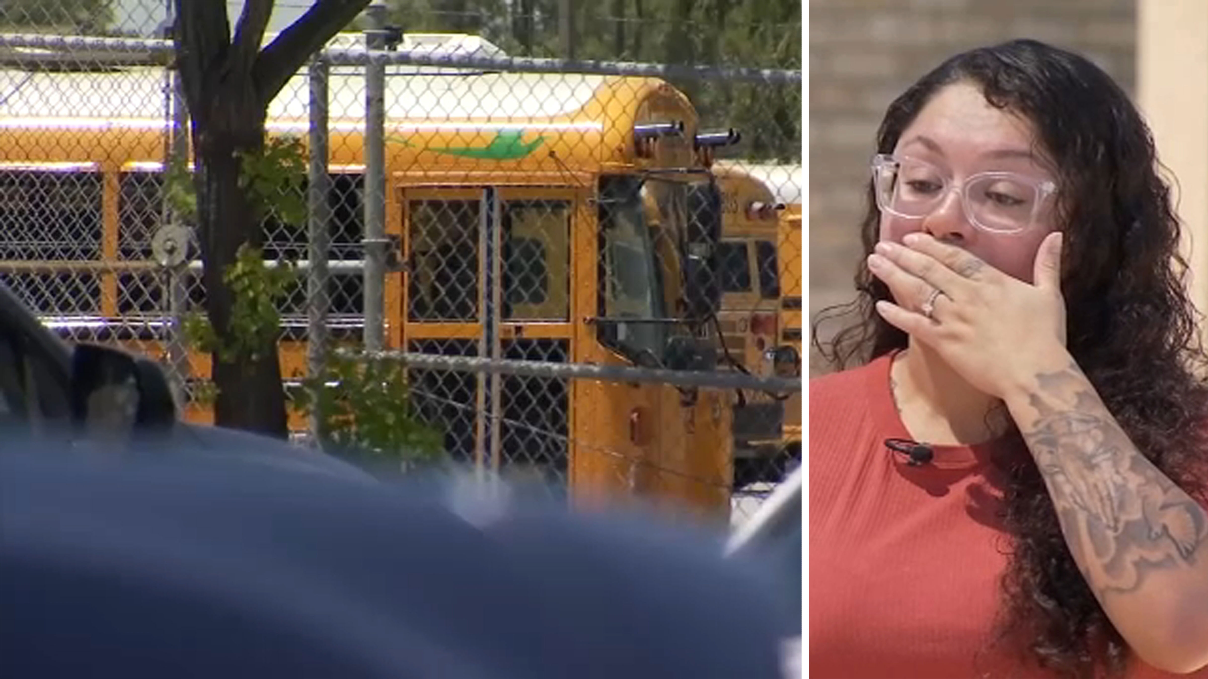 Hanford 5-year-old left alone in hot school bus, mother says