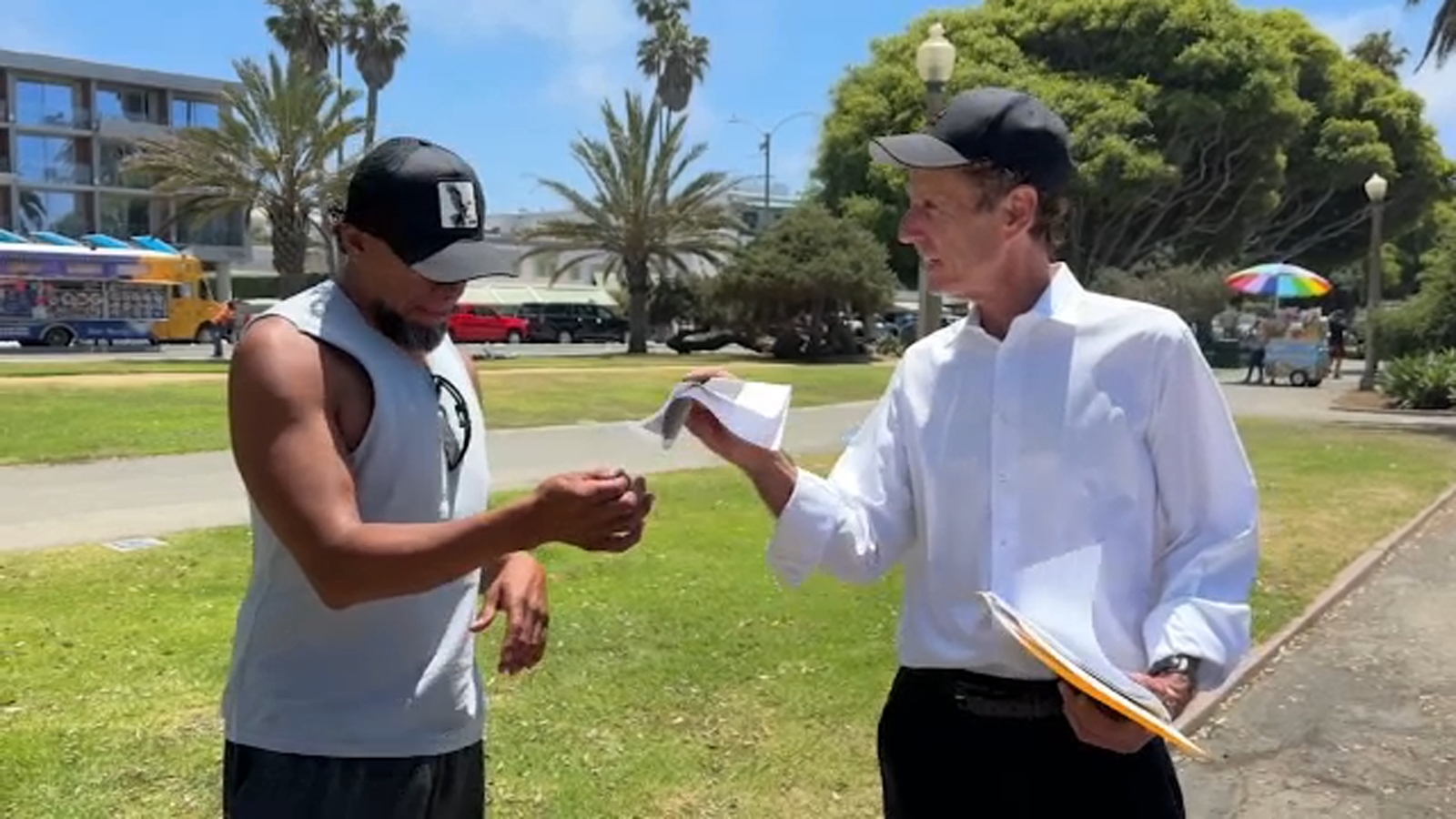 Santa Monica business owner offering free one-way flights and bus rides out of LA to homeless people