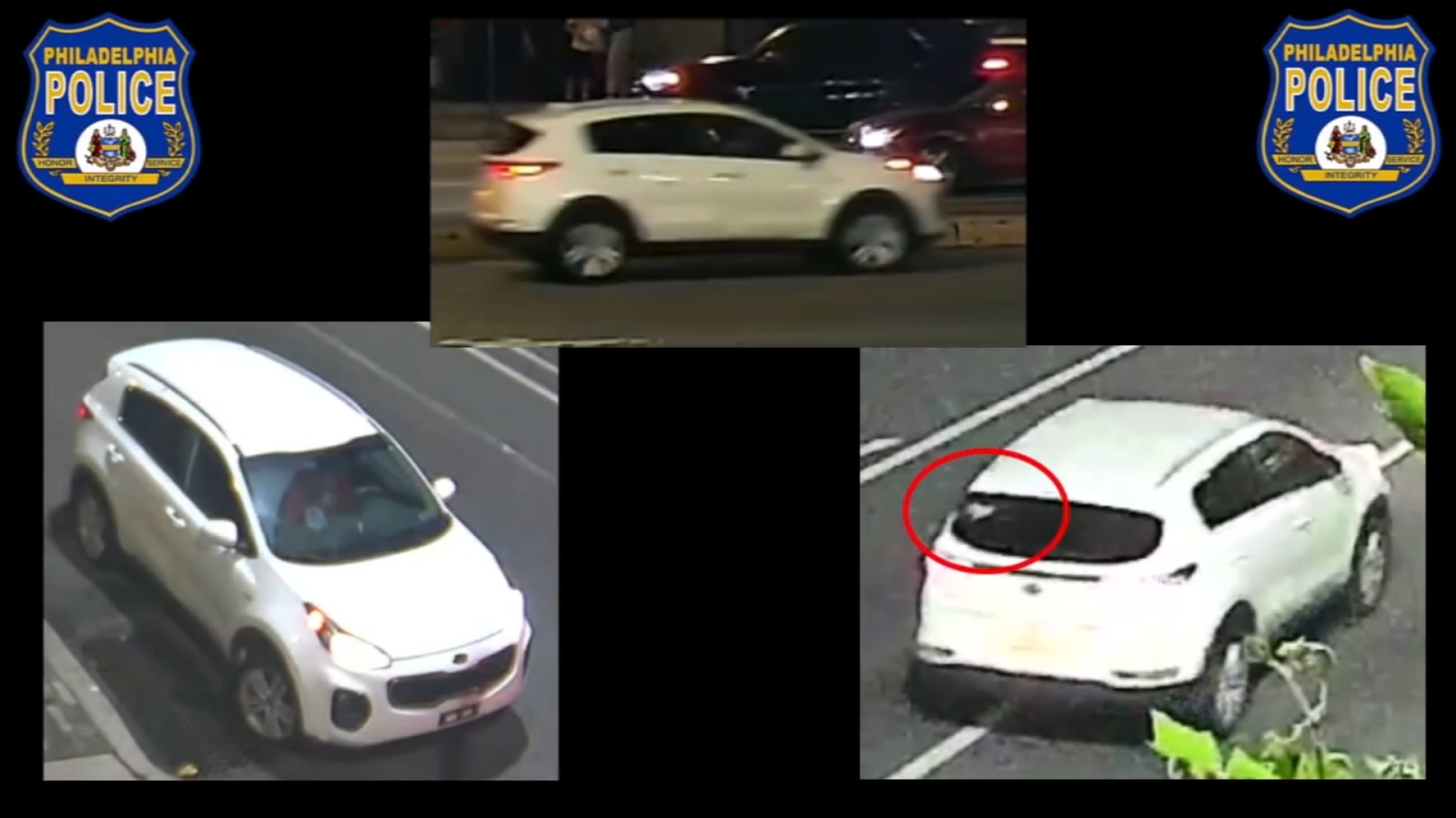 Philadelphia police release video of vehicle wanted in shooting of ...