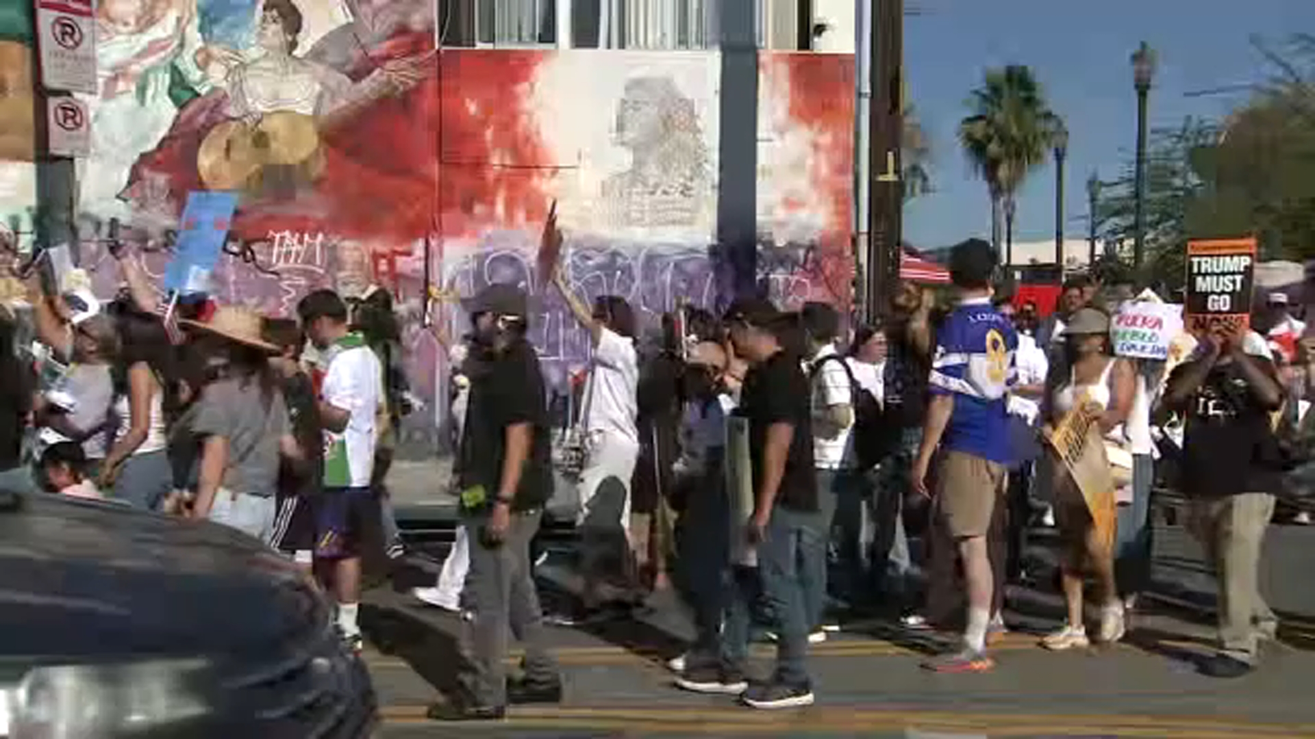 'Reclaim Our Streets' rally in Boyle Heights draws large turnout