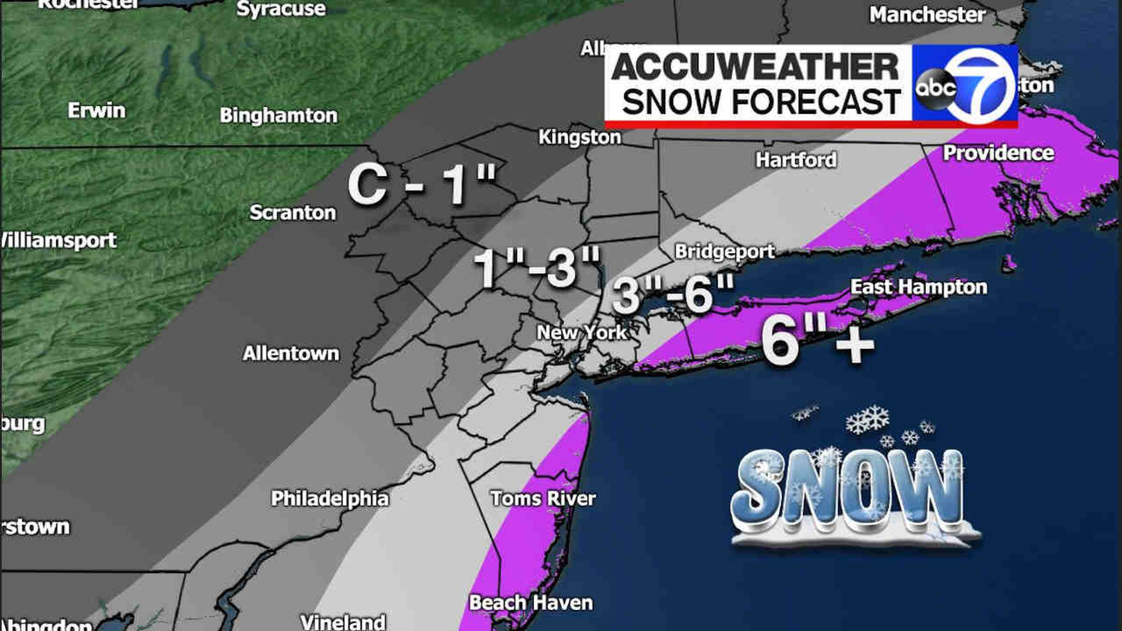 MAPS Saturday snowstorm ABC7 New York