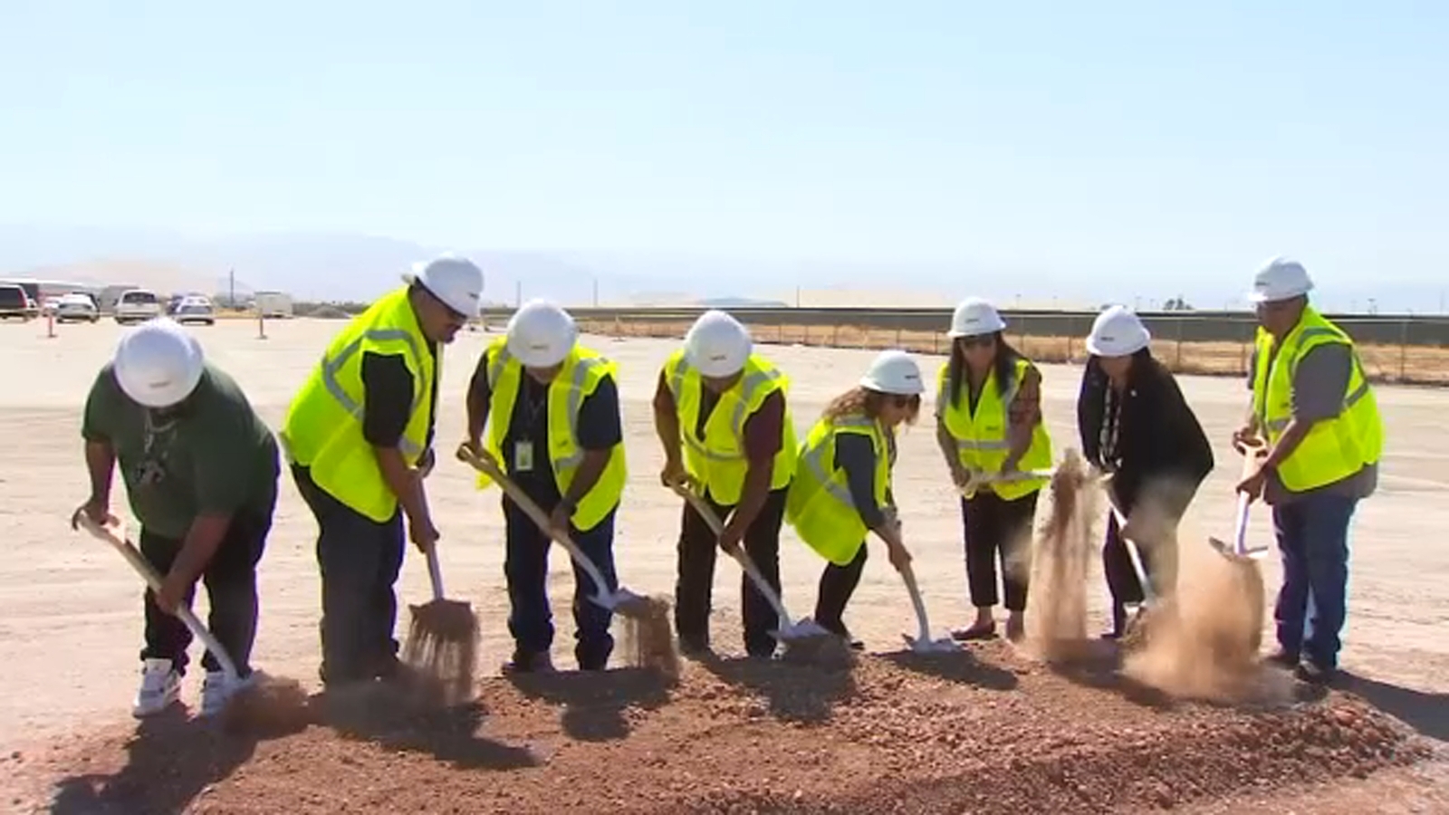 Groundbreaking for phase two of construction at Eagle Mountain Casino