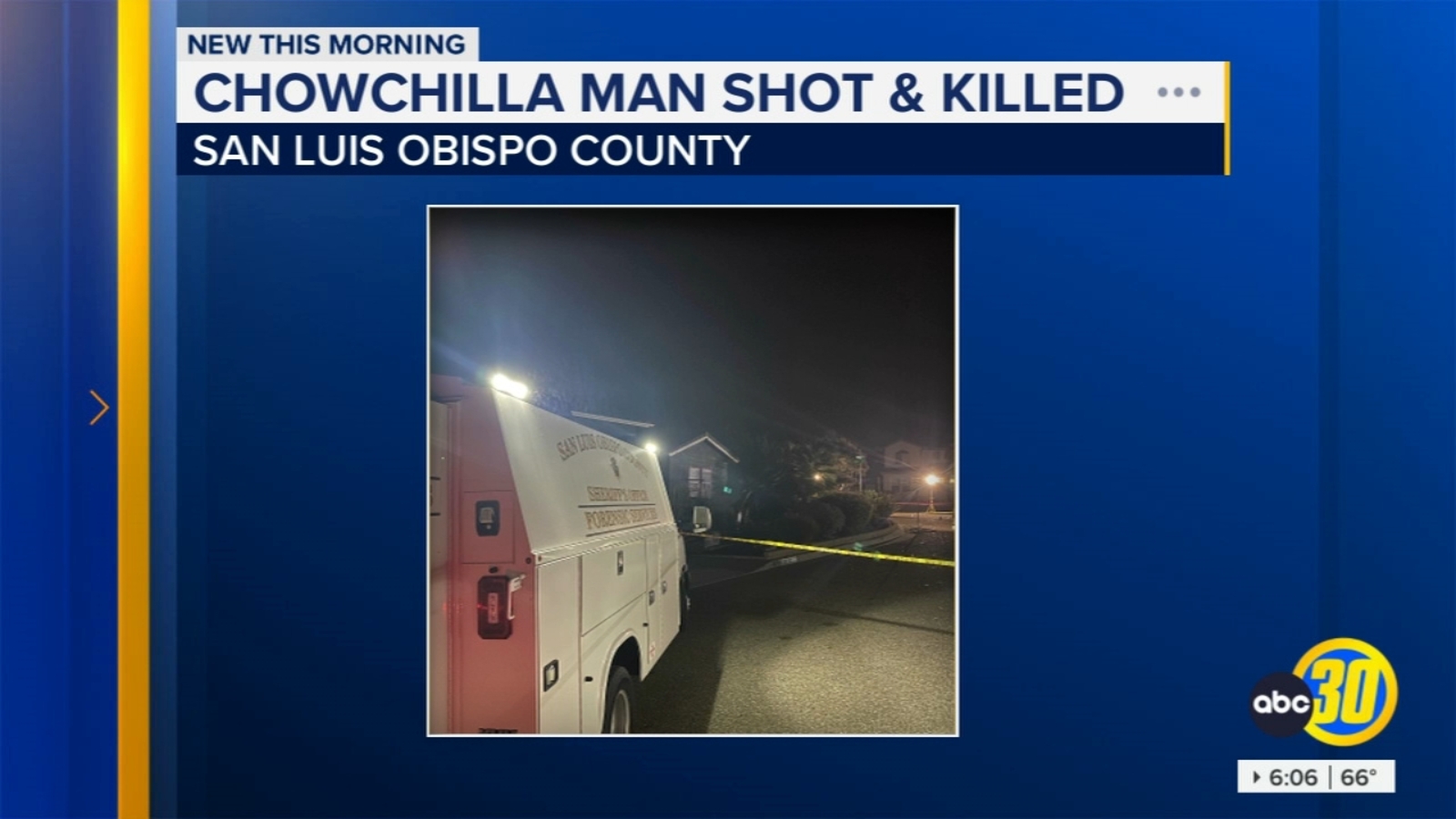 Chowchilla man shot and killed by San Luis Obispo County deputies