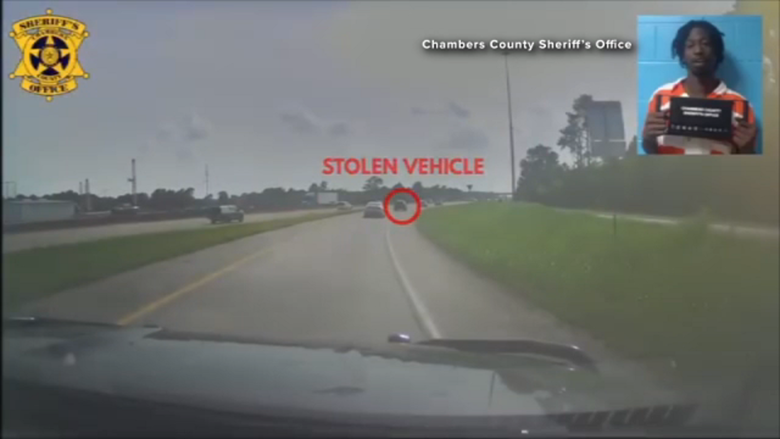 Man arrested after stolen car chase through Harris and Chambers ...