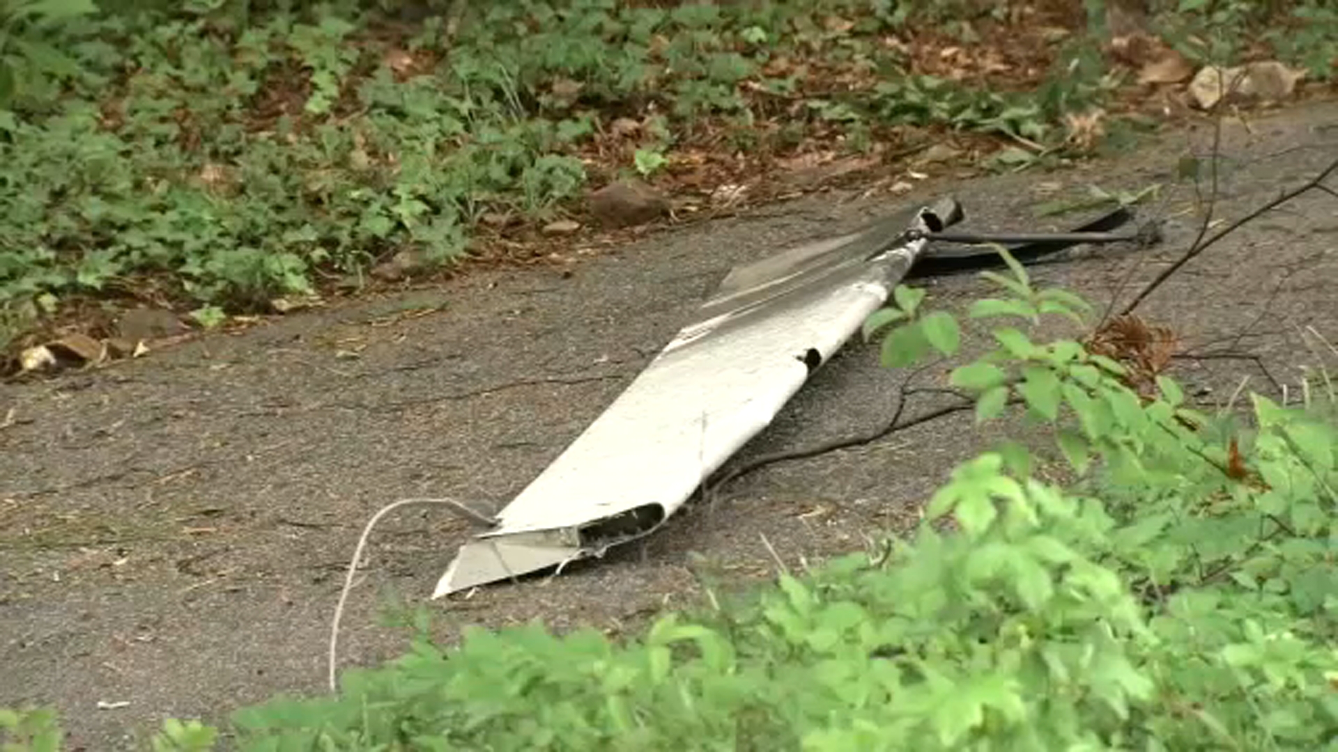 Airplane part found in Raleigh driveway on Wednesday, July 2, 2025. (Photo: ABC11 News)