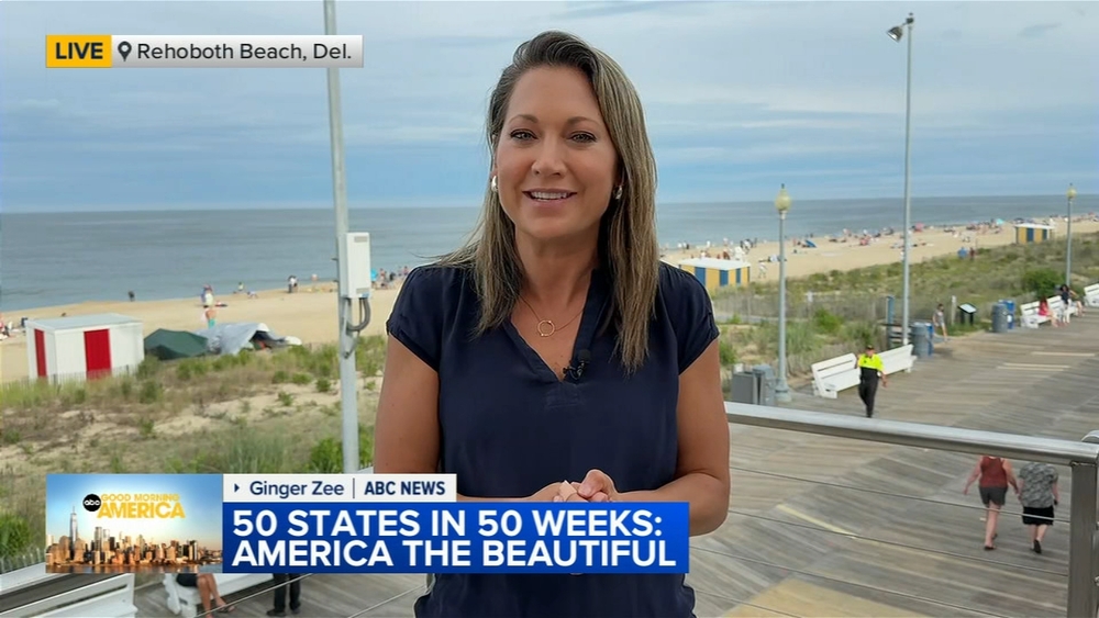 GMA's Ginger Zee kicks off 50 states tour with stop in Delaware