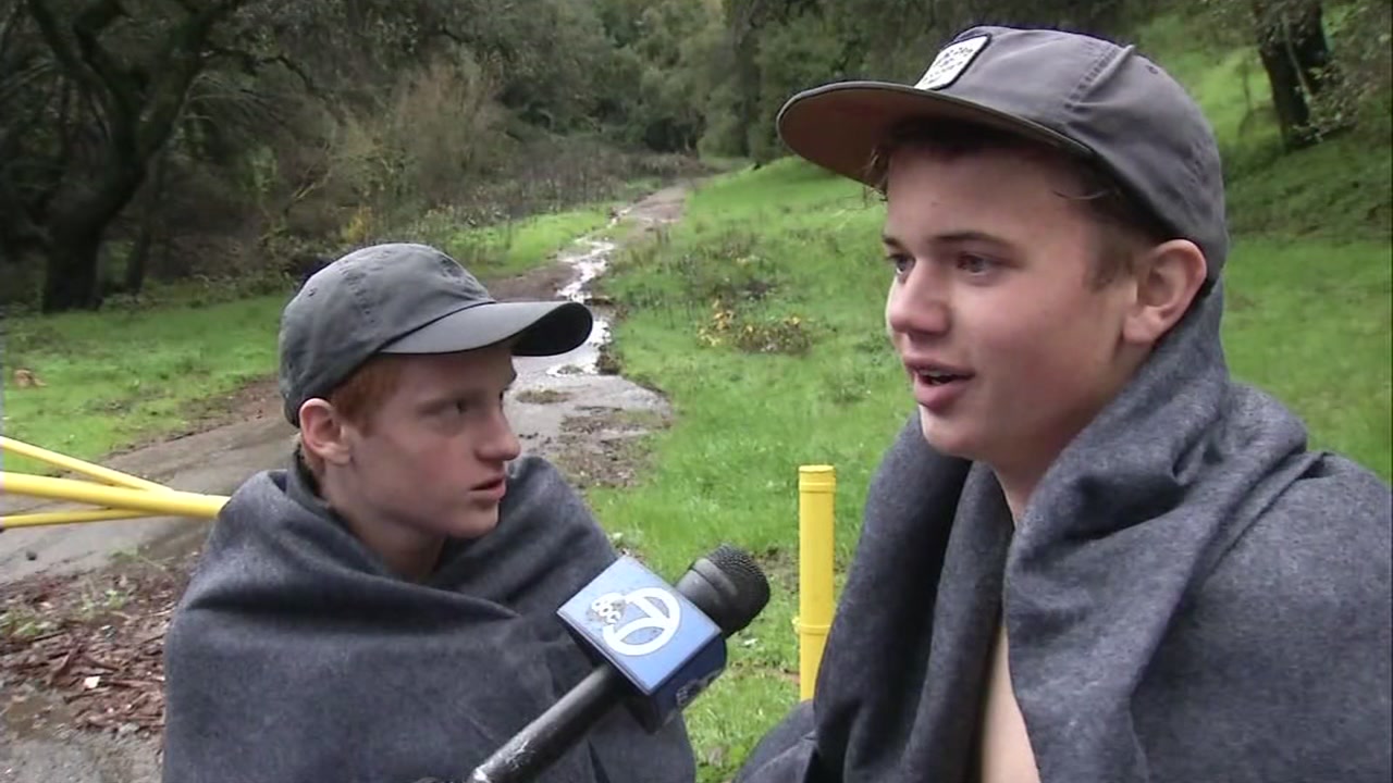 Crews rescue teens from drowning in Oakland creek