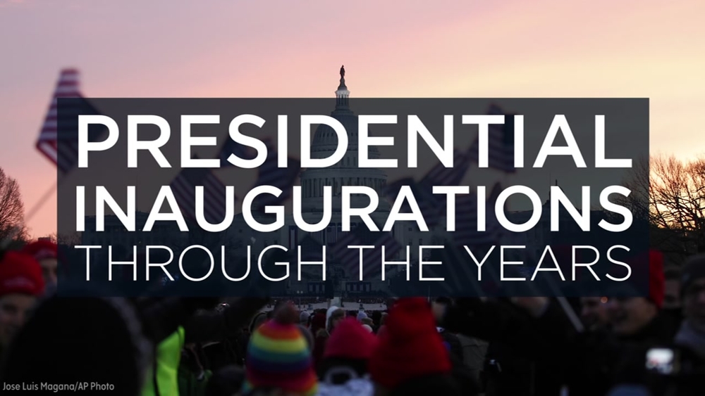 Presidential inaugurations through the years