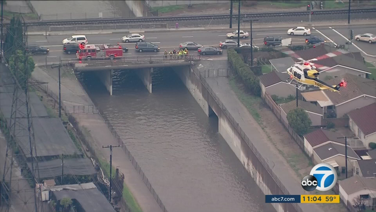 Dominguez Channel search called off for man feared swept away