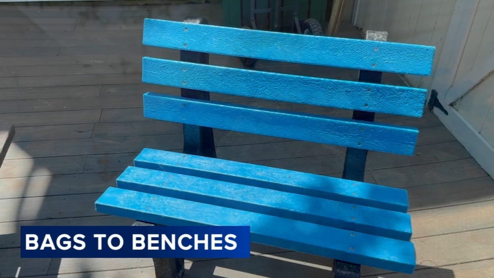 New company turning bags into benches, tables and more