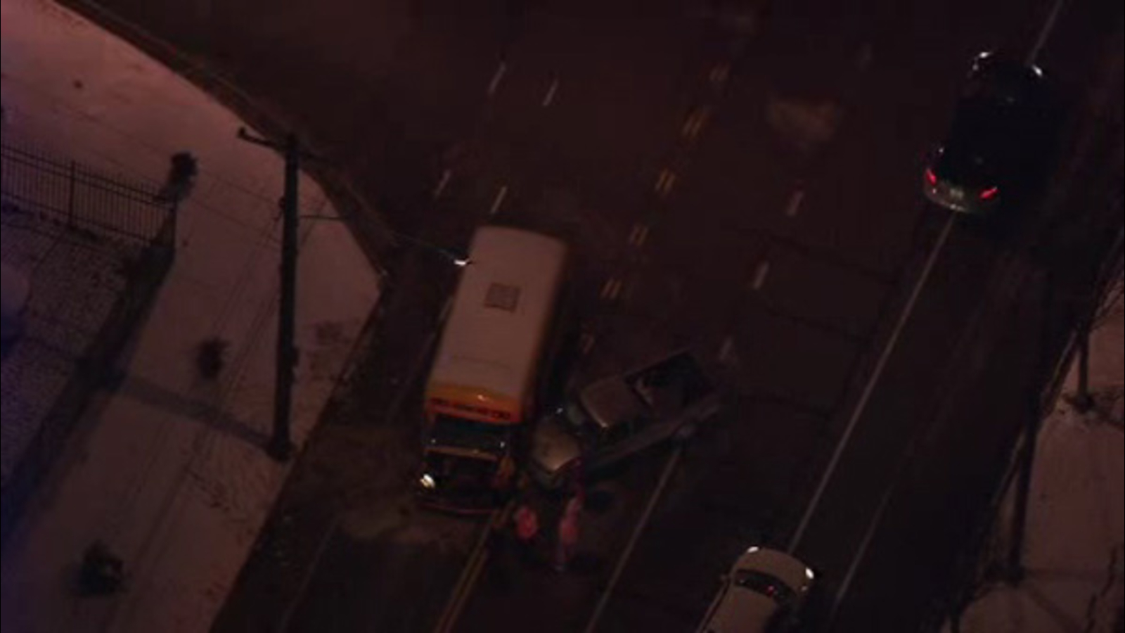 Truck driver injured in crash with school bus in Port Richmond - 6abc ...