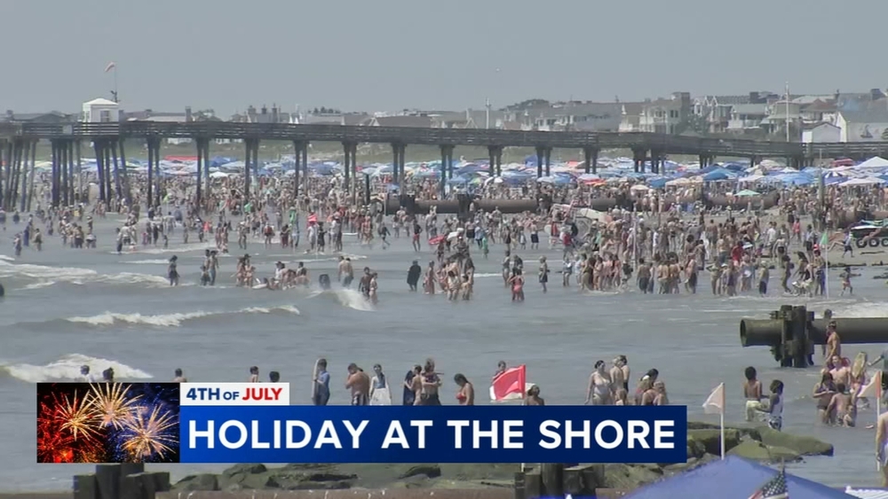 Perfect weather to celebrate 4th of July down the shore 