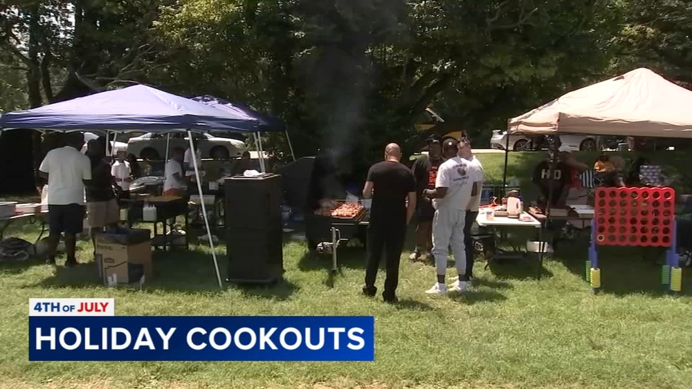 Families celebrate Independence Day with Fairmount Park cookout