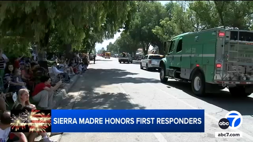 Sierra Madre honors first responders during annual 4th of July parade