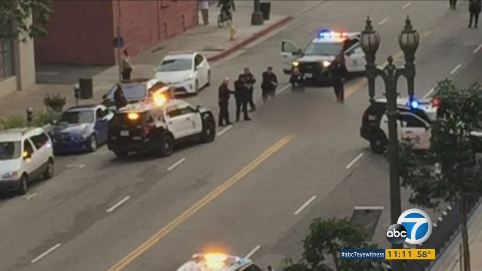 Man killed in downtown LA officer-involved shooting - ABC7 Los Angeles