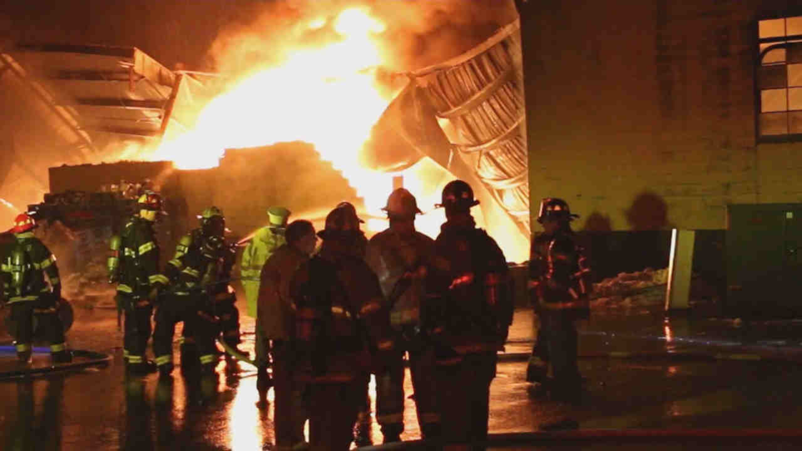 Sanitation warehouse in Islandia in Suffolk County condemned after fire