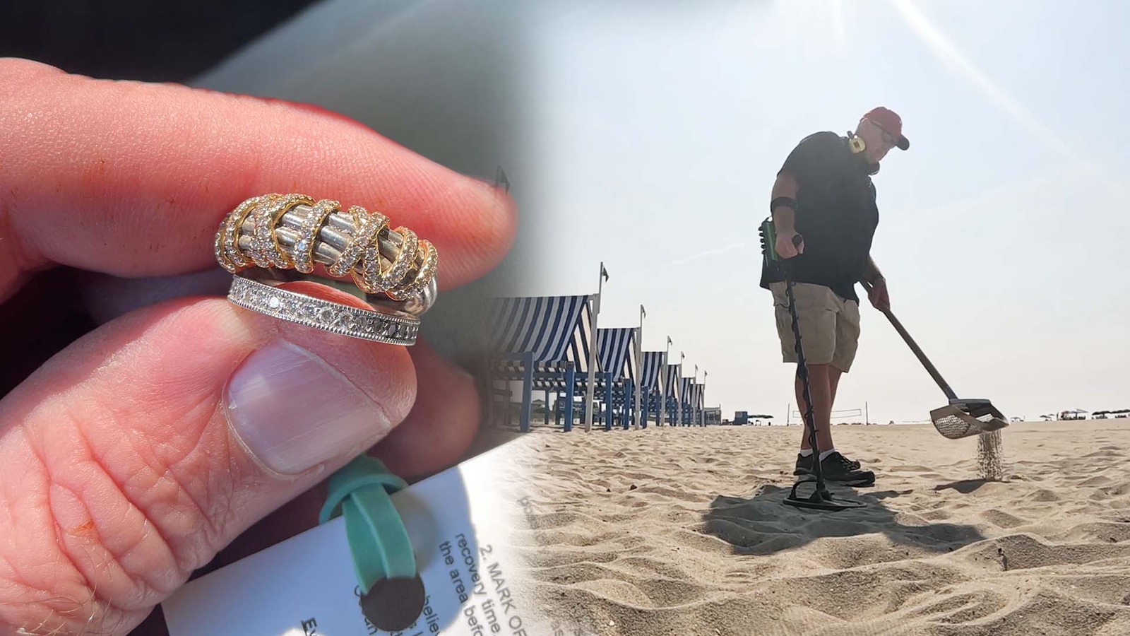 Two rings found on NJ beach thanks to kindness of strangers