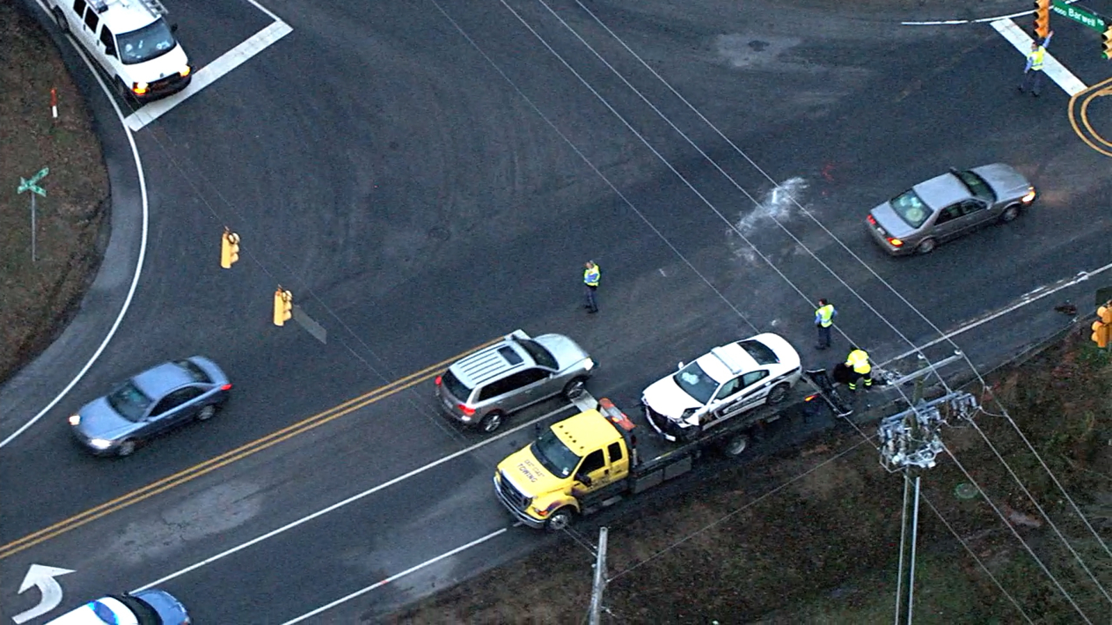 Wake deputy involved in 2car crash on Rock Quarry Road