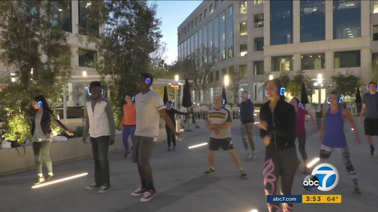 New 'sound off' technology being used for group exercise classes