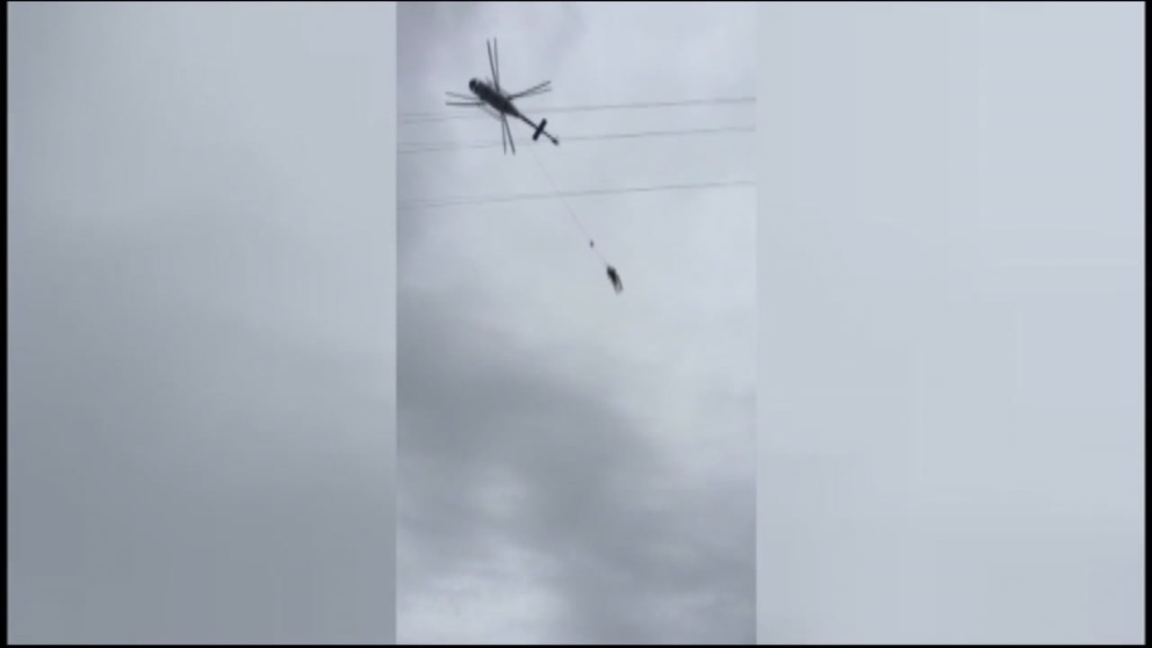 Dramatic helicopter rescue just part of Russian River flood struggles