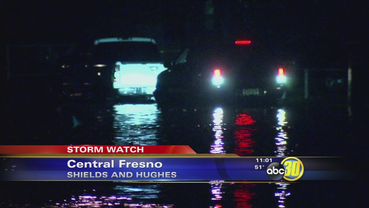 Storm winds down in Central California, but still going