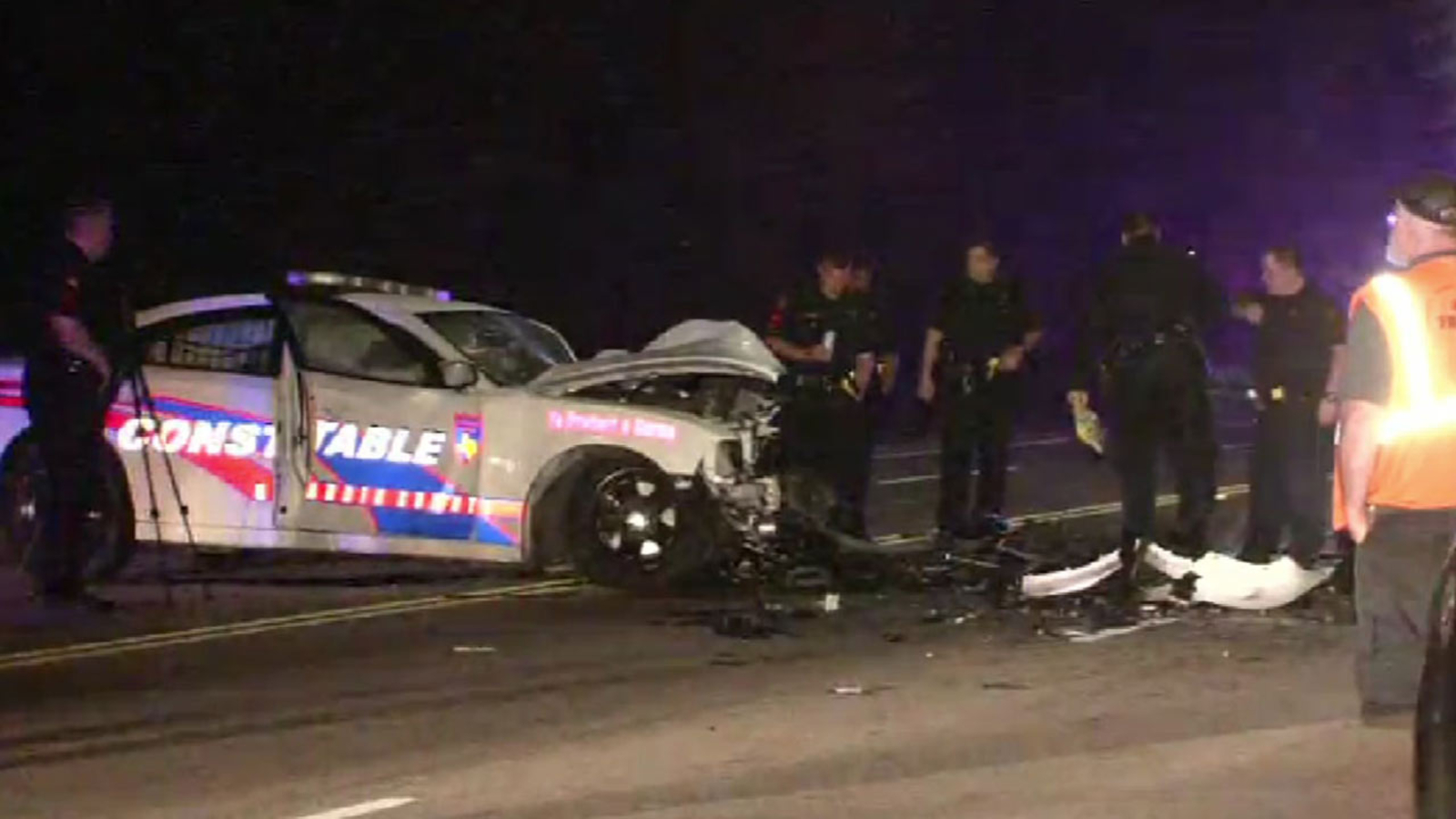 Precinct 4 deputy constable and woman injured in accident in northeast