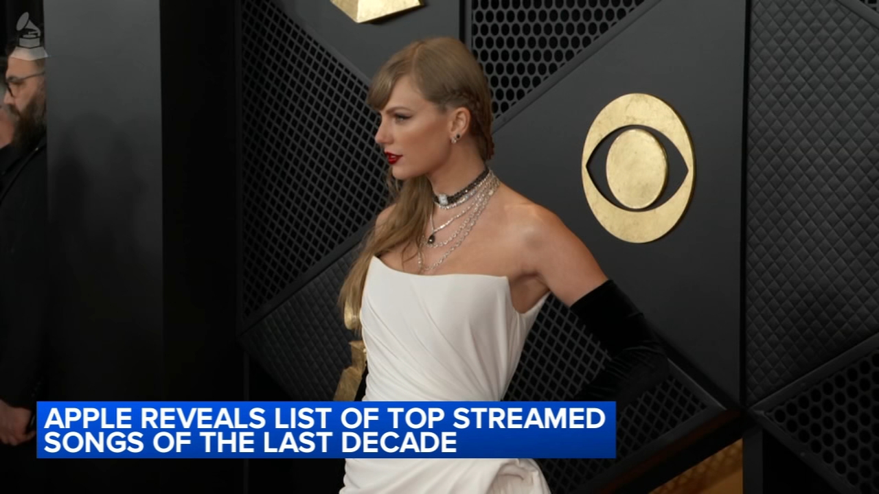 Apple Music releases list of top streamed songs of the past decade