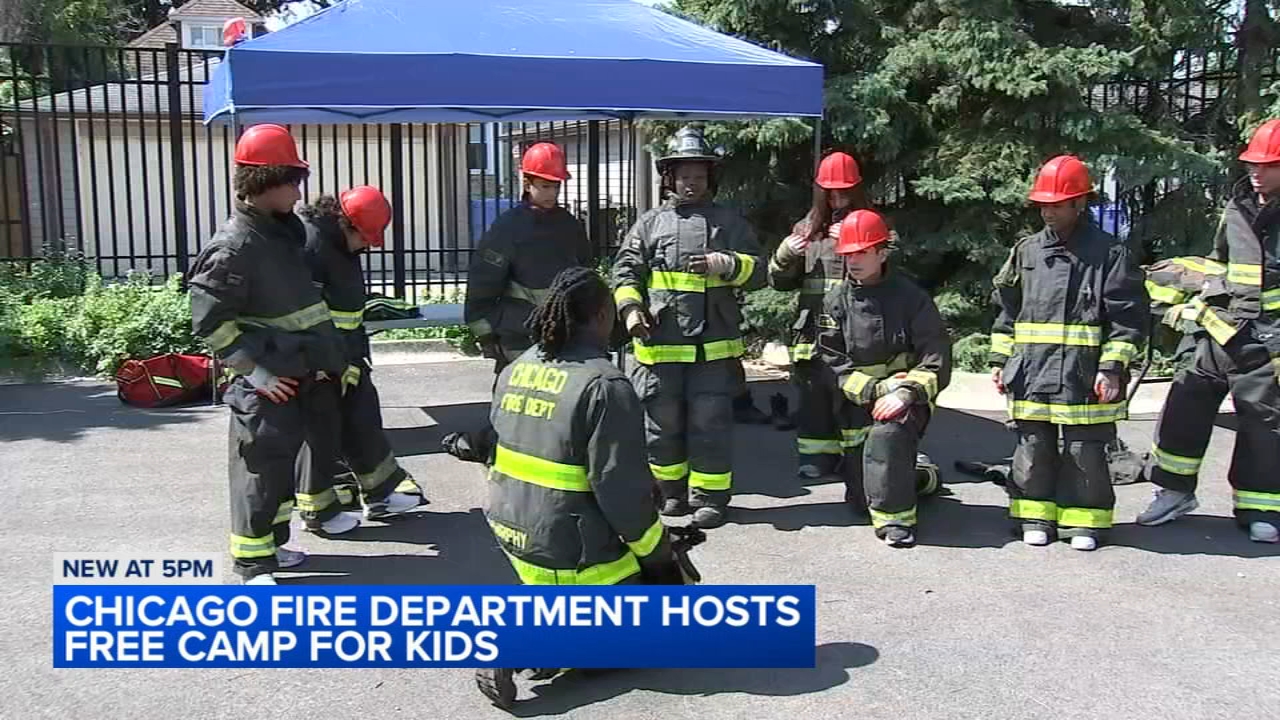 Teens attend 'Camp Courage' hosted by Chicago Fire Department