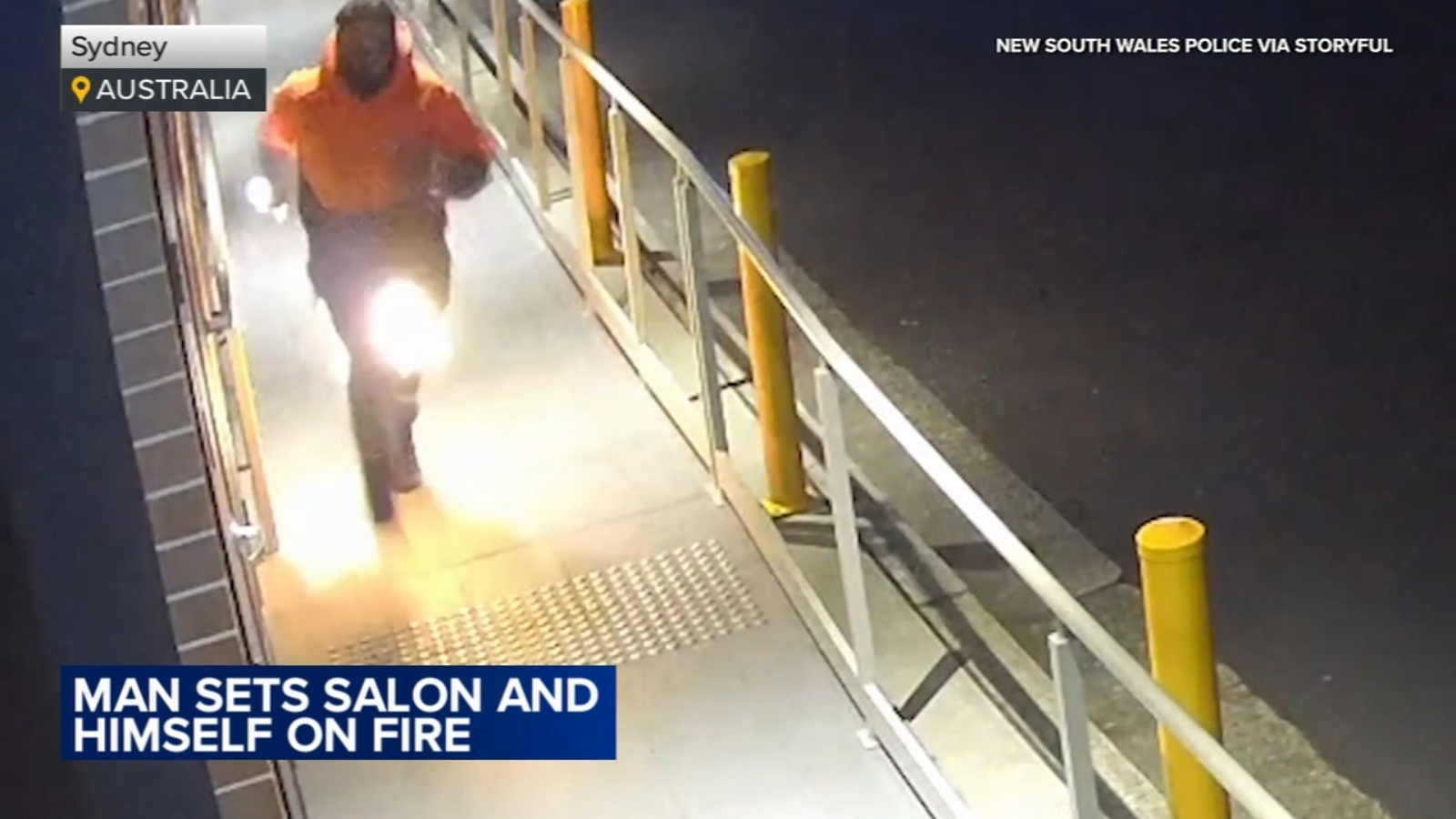 VIDEO | Arson suspect sets pants on fire while trying to torch business ...
