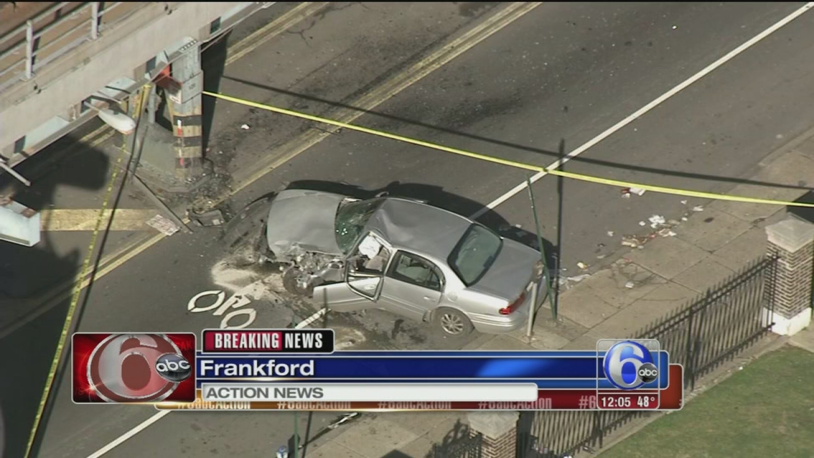 Driver critically injured in Frankford crash - 6abc Philadelphia