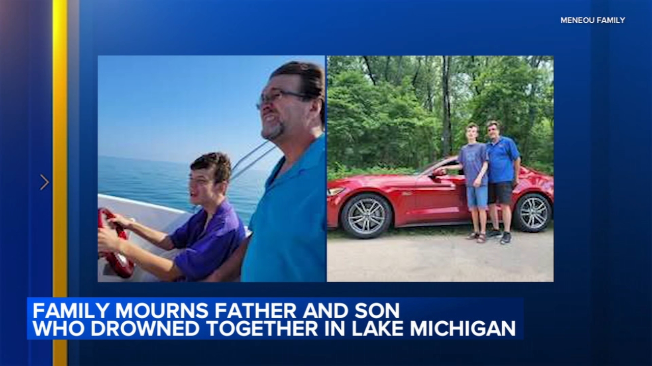 Chicago-area family mourns father, son who drowned at Indiana Dunes