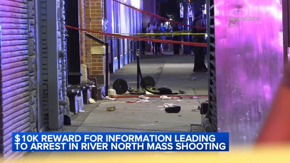 
$10K offered after 18 shot, 4 killed in River North mass shooting