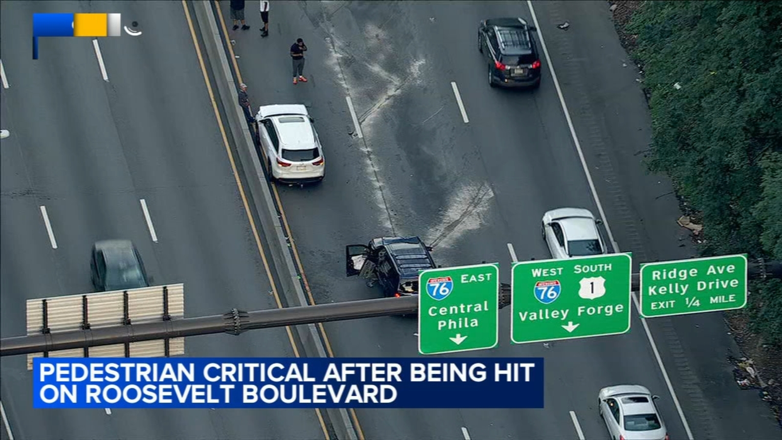 Woman walking on highway struck by several cars on Roosevelt Blvd in ...