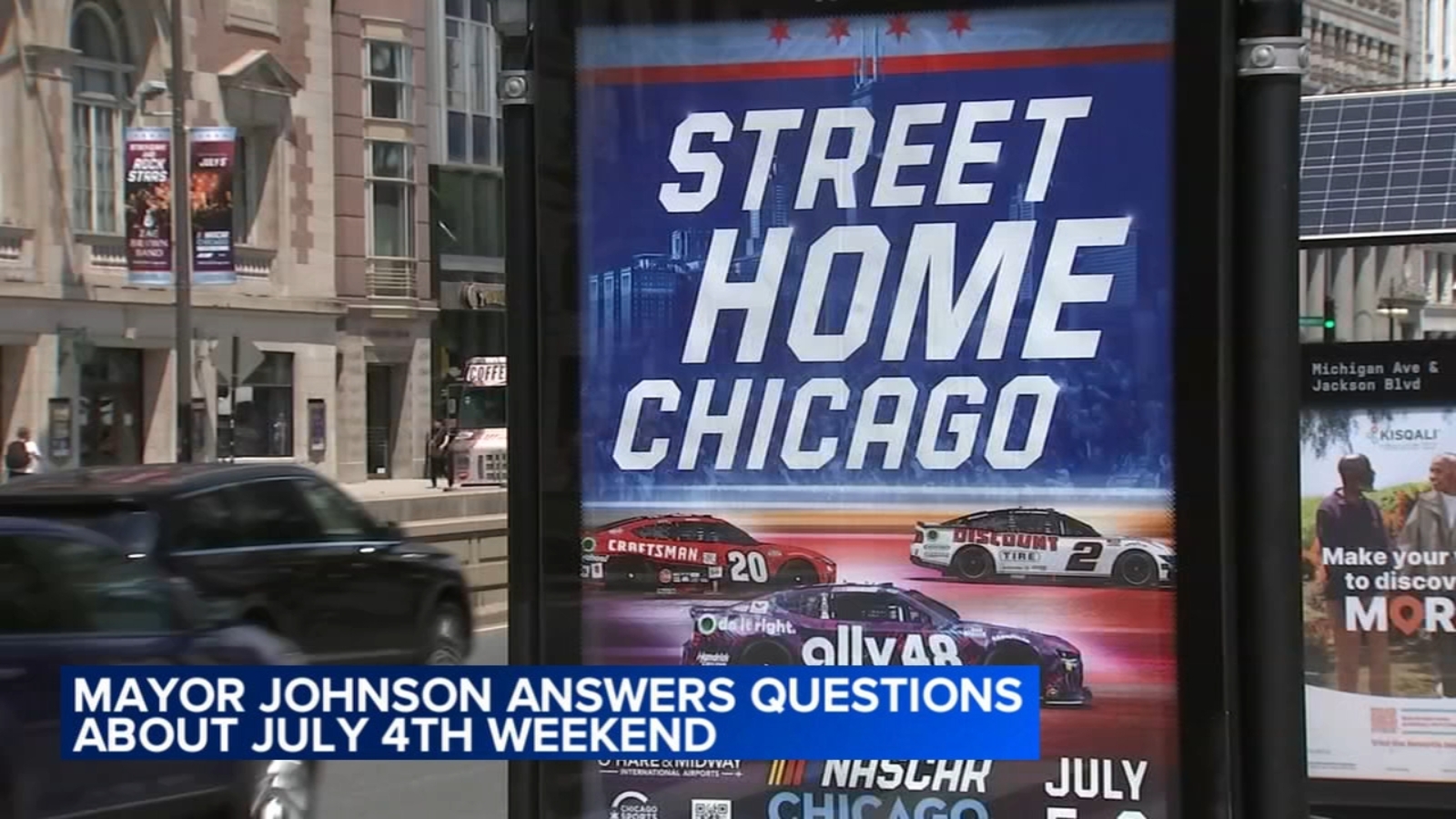Mayor Johnson discusses 4th of July violence, future of NASCAR Chicago