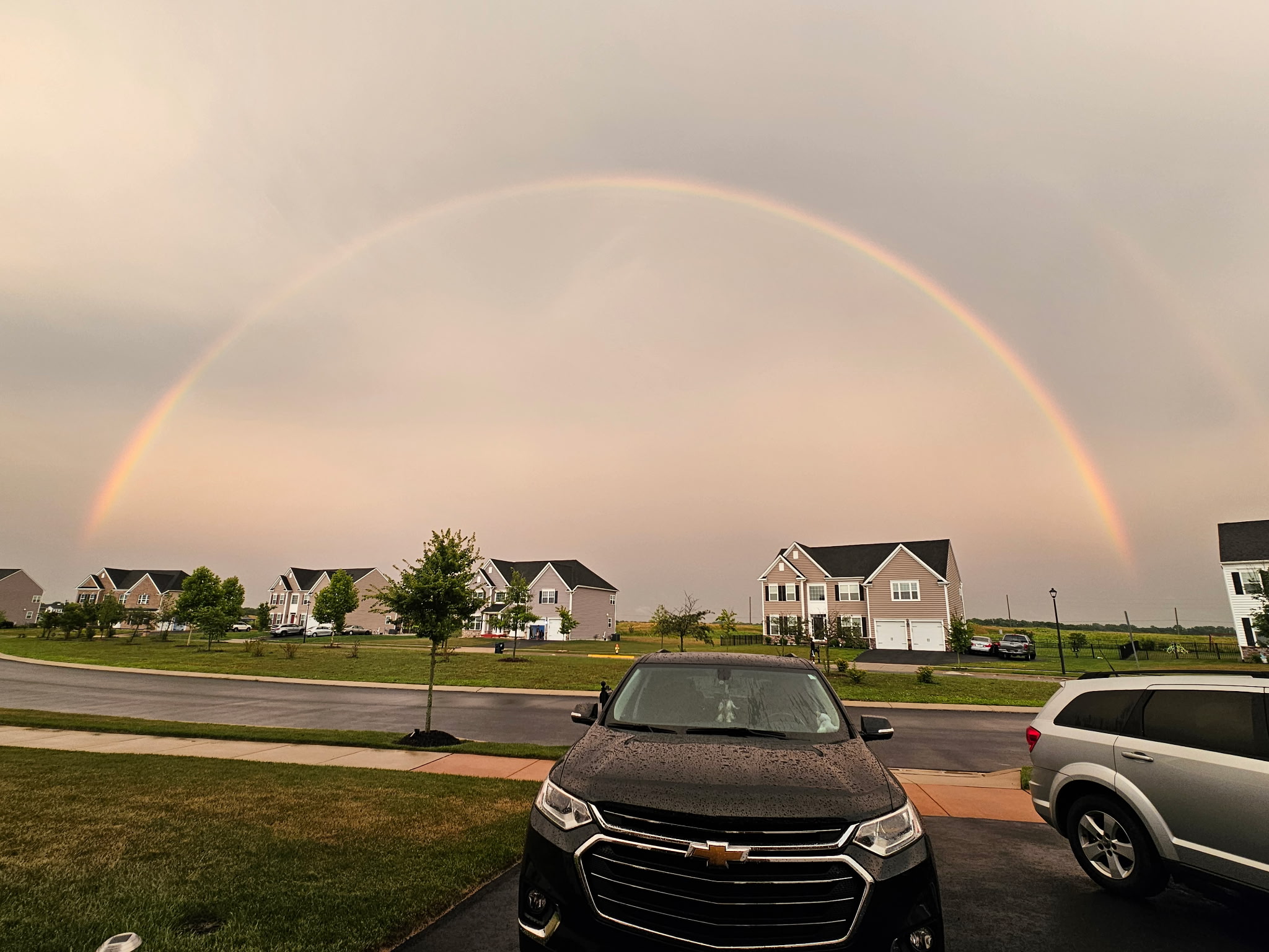Ashley Gibson submitted this photo of a rainbow in Middletown, Delaware on July 8, 2025.