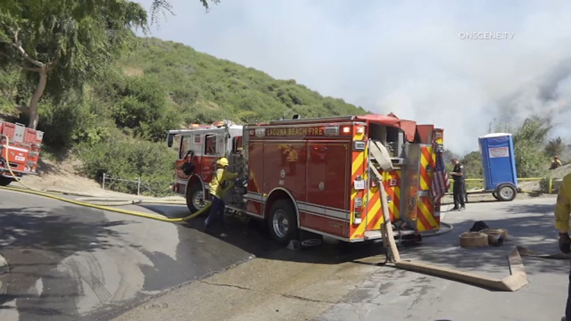 Laguna Beach police arrest 13-year-old in firework-related brush fire