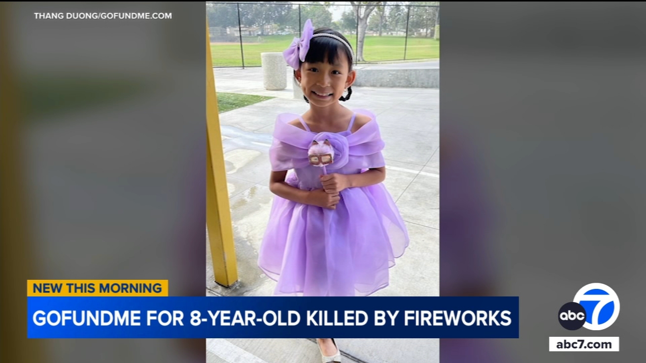 Thousands raised for family of girl killed in OC fireworks explosion