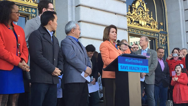 Thousands gather for Obamacare rally in San Francisco