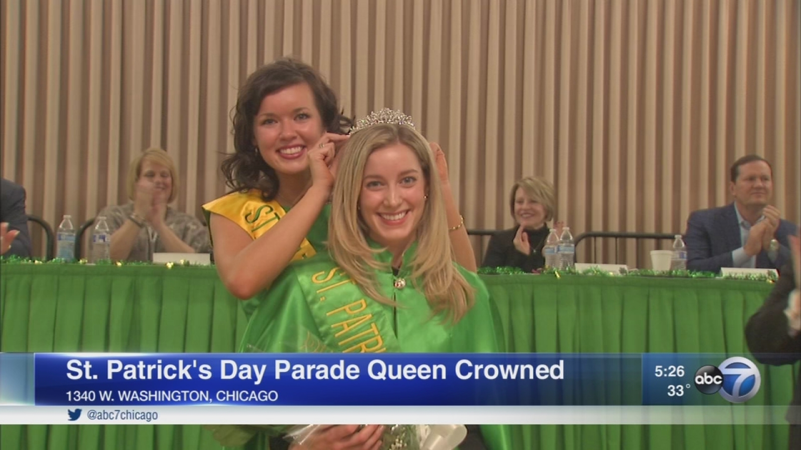 Queen of 2017 Chicago St. Patrick's Day Parade crowned ABC7 Chicago