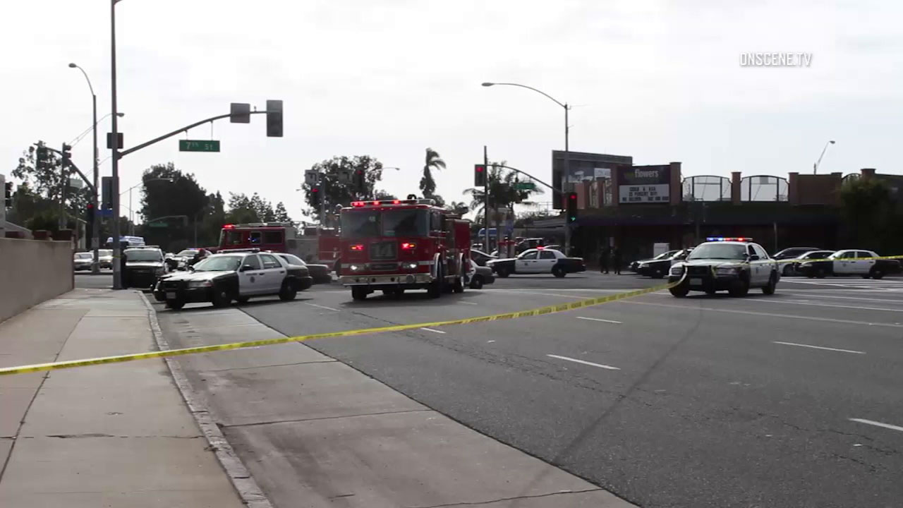 Woman allegedly armed with knife fatally shot by LB police