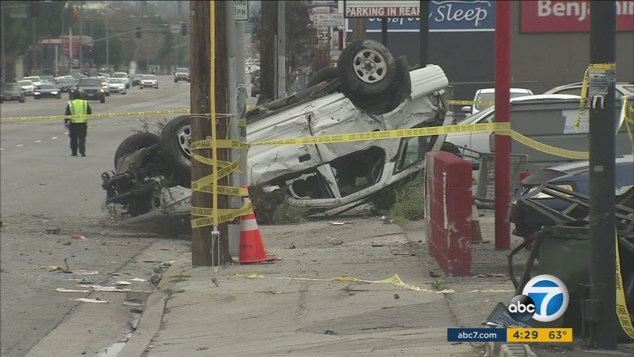 Suspect arrested after wild chase in Canoga Park
