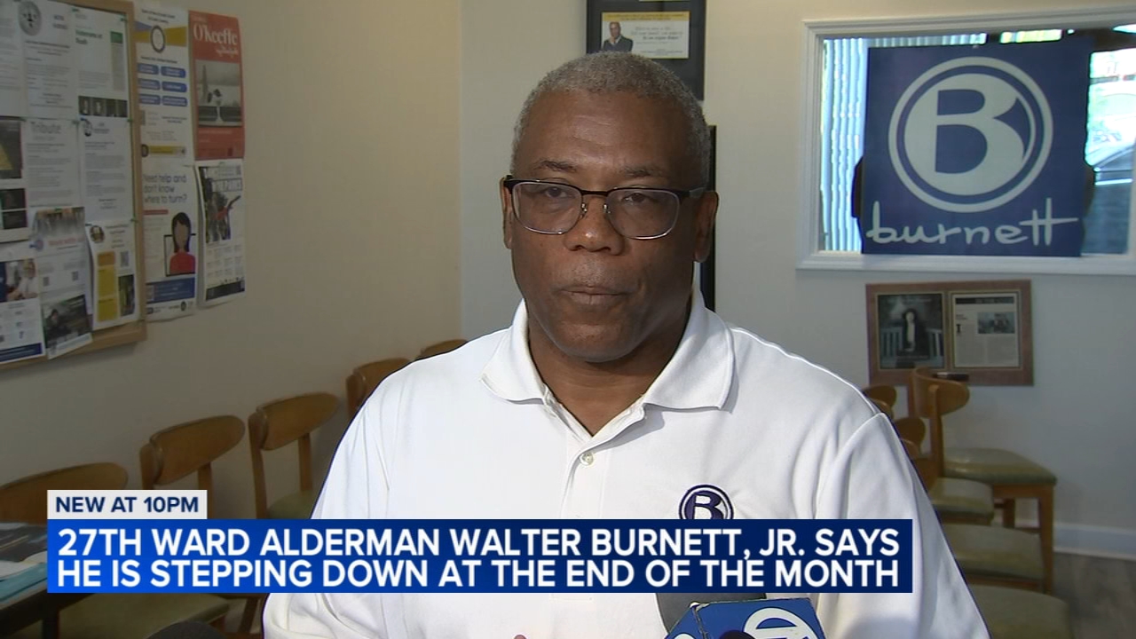 Chicago Alderman Walter Burnett Jr. stepping down