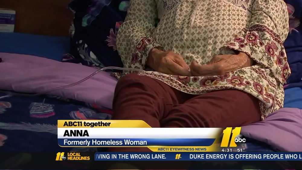 Formerly homeless woman gets help from unexpected source
