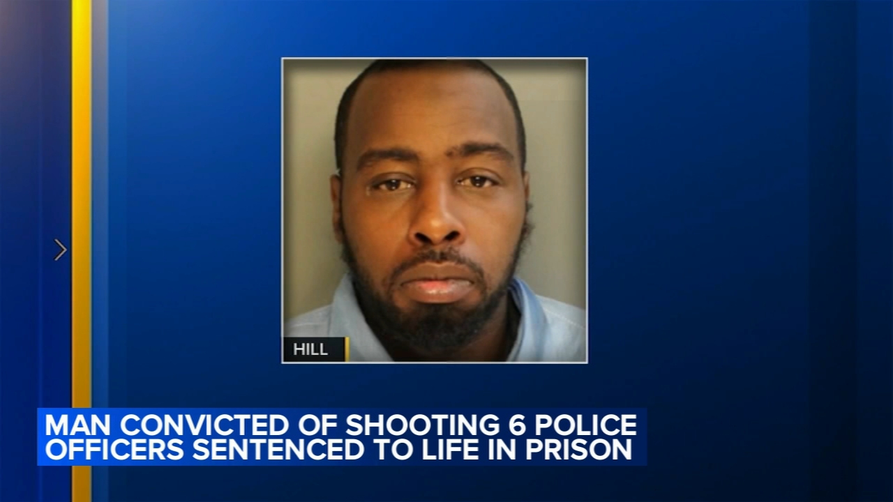 Man who shot 6 Philadelphia officers during standoff to spend up to 240 years in prison