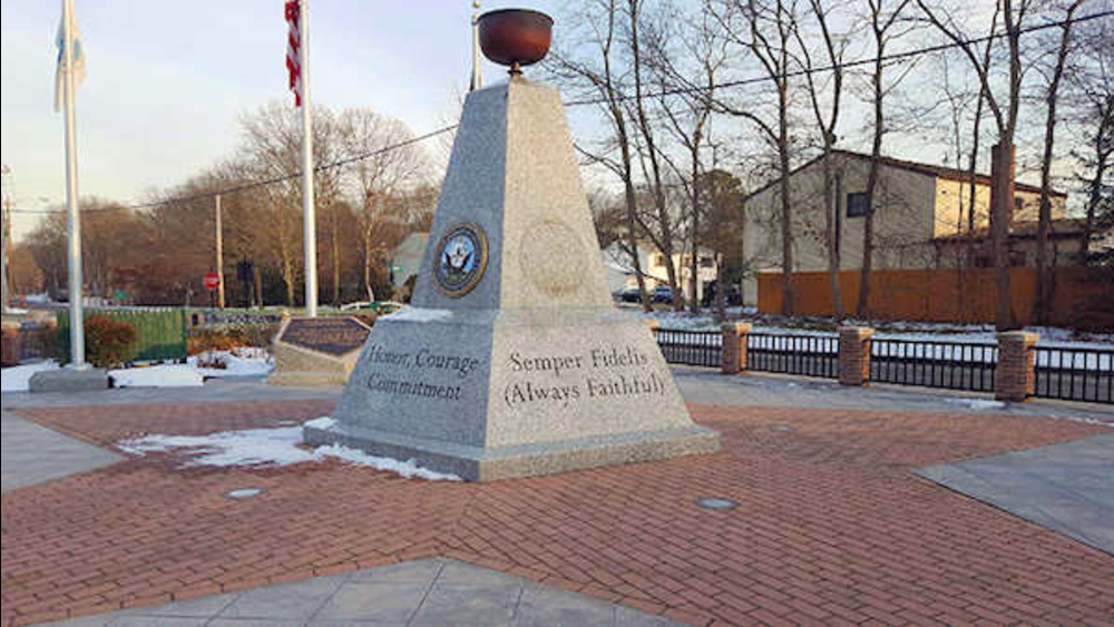 Marine Corps medallion stolen from Long Island veterans memorial