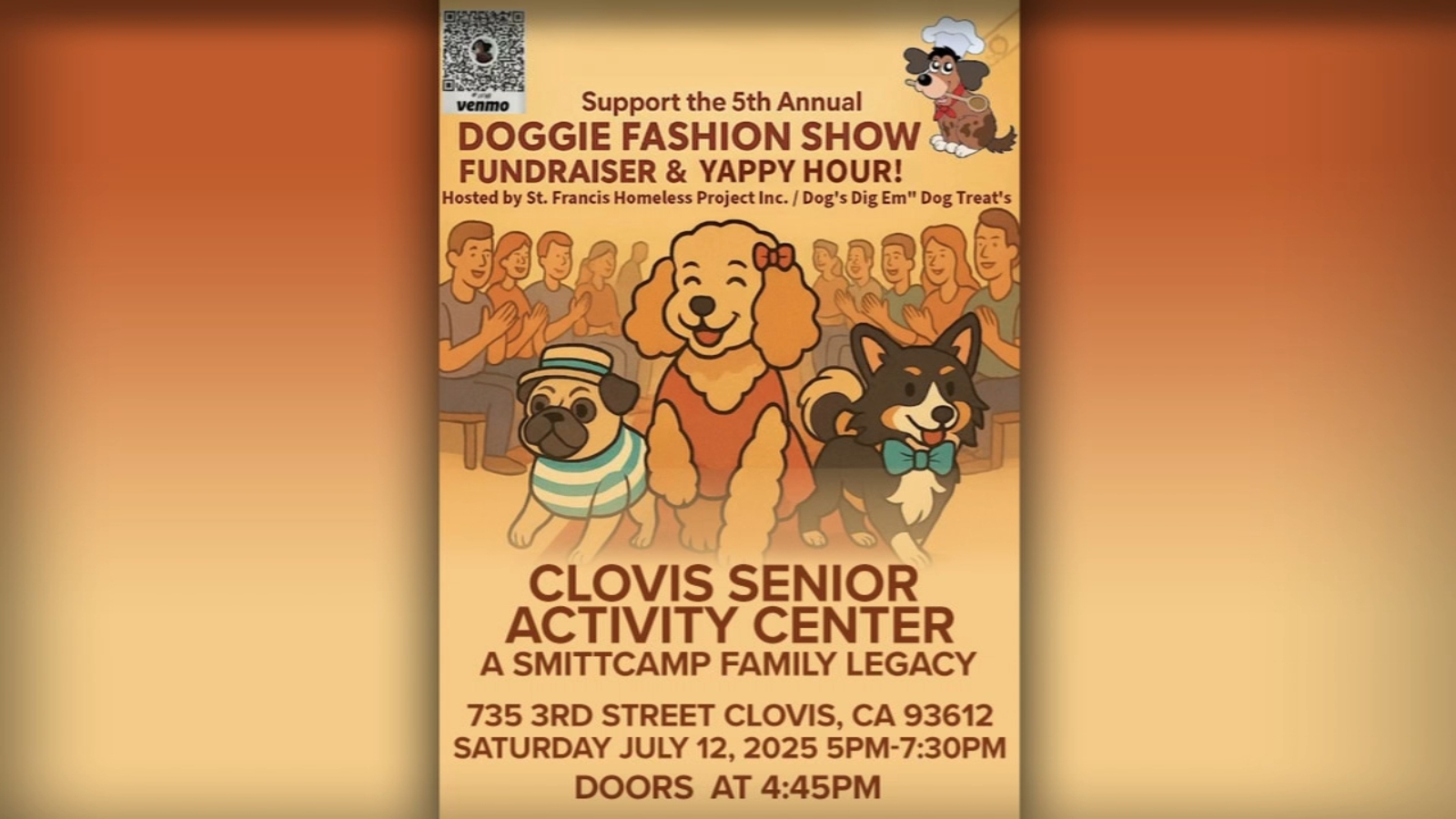 Dog Fashion Shows Held in Vancouver, Upton Magna, Fresno Fundraise Local Causes